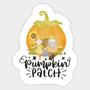 Pumpkin Patch Gnomes Sticker